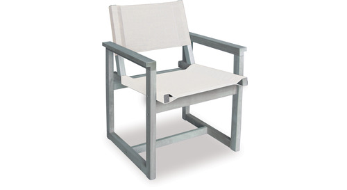 E2 Outdoor Chair - Accoya White